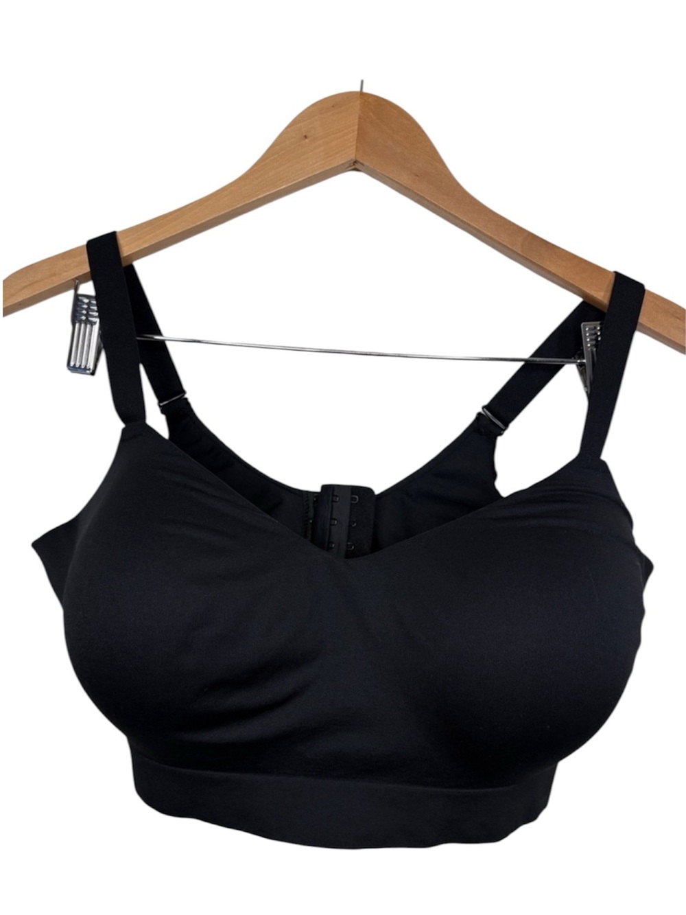 TrueKind Comfort Wireless Black Shaping Bra Women Size 3XL